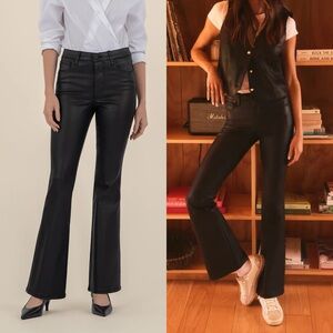 Kut From the Kloth Ana Ab Flare High Coated Jeans